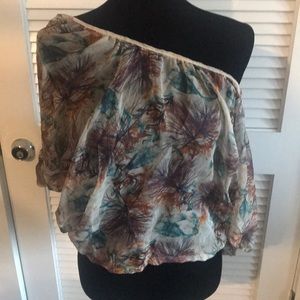 Sheer off the shoulder top